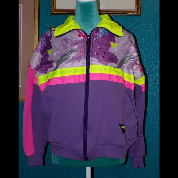 Sportful Retro 80s Colorful Windbreaker Jacket - Picture 1 of 6